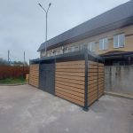 Площадка ТБО — 3 контейнера