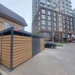 Площадка ТБО — 3 контейнера