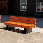 Скамья серии «Неаполь» со спинкой